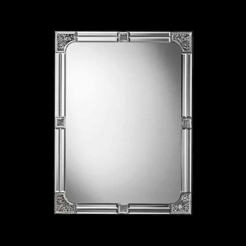 Transparent "Tecla " venetian mirror