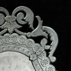 "Giorgia " espejo veneciano transparente
