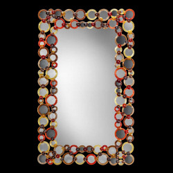 Multicolor "Greta" venetian mirror