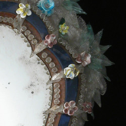 Multicolor "Cristina " venetian mirror