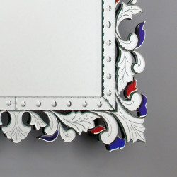 Multicolor "Francesca " venetian mirror