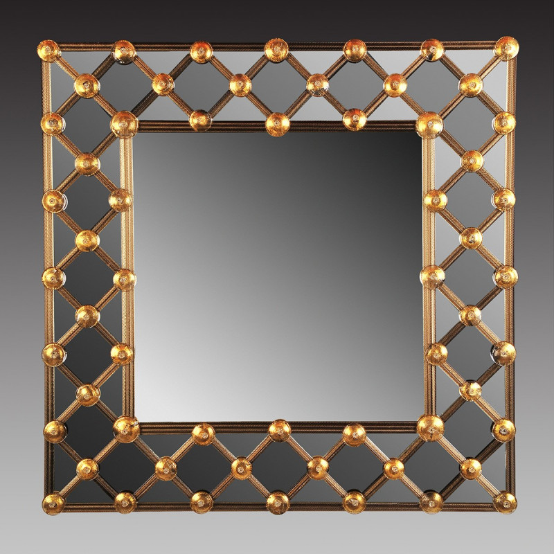 "Lea" espejo veneciano Oro