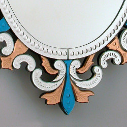"Sprezzante" espejo veneciano multicolor