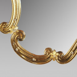 Gold "Rosamunda Oro" venetian mirror