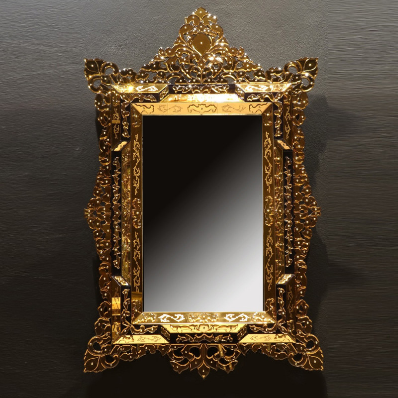 "Aladina" espejo veneciano oro