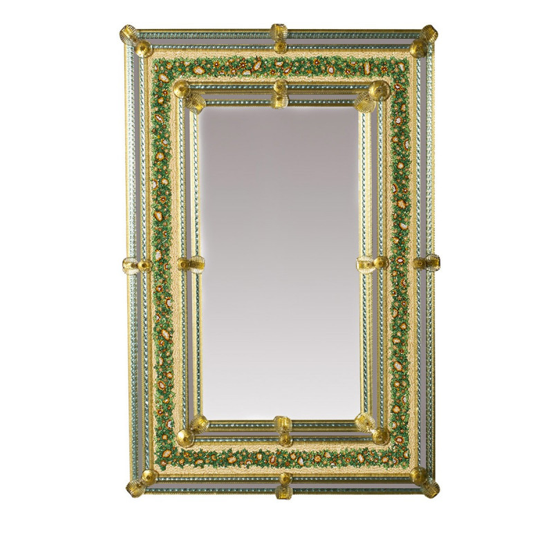 grün  "Nicole " venezianische spiegel