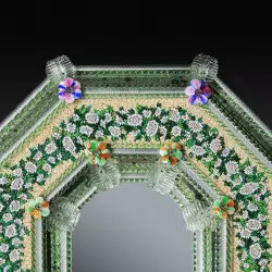 Grün  "Estella " venezianische spiegel