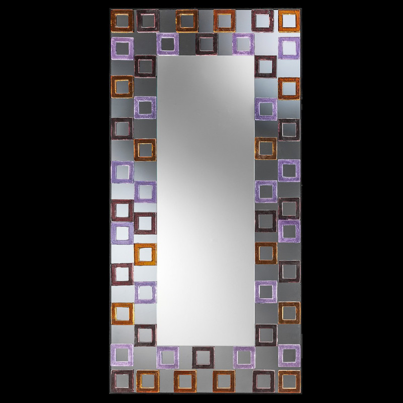 Multicolor "Editta" venetian mirror