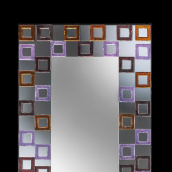 Multicolor "Editta" venetian mirror