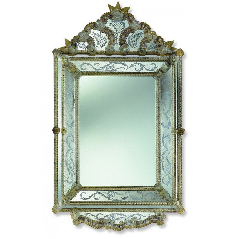 Mohamed - "Isadora" espejo veneciano ámbar