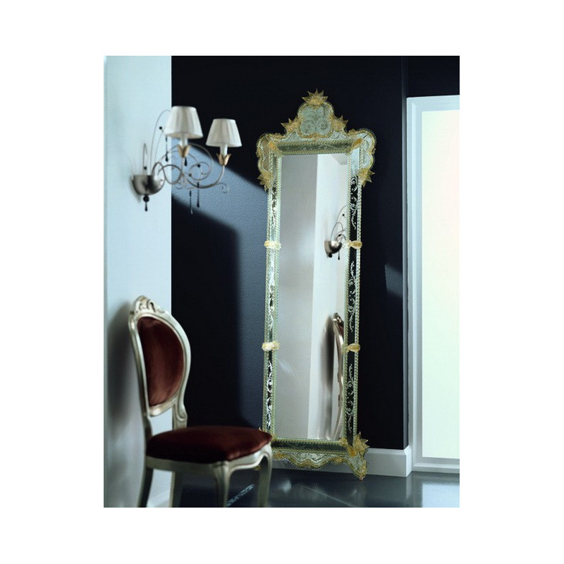 Gold "Elisa" venetian mirror