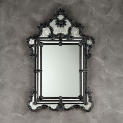 "Zelinda" espejo veneciano negro