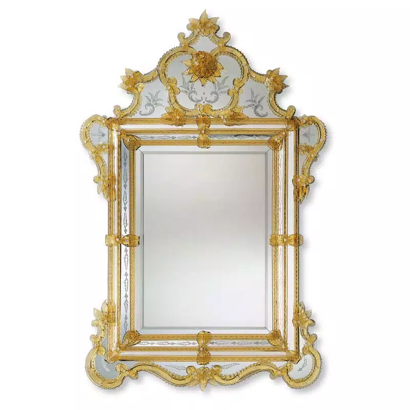 Amber "Violante" venetian mirror