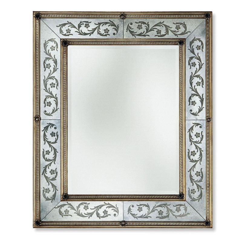 Plata "Annabella" espejo veneciano 