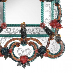 "Livia" espejo veneciano multicolor