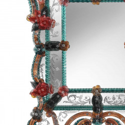"Livia" espejo veneciano multicolor