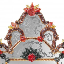 Rot "Giulia" venezianische spiegel